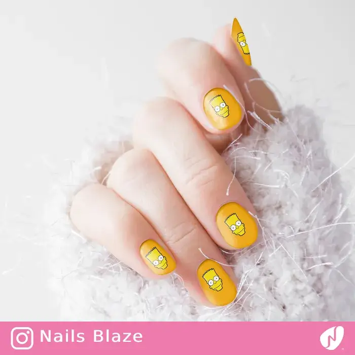 Bart Simpson | Cartoon Nails - NB101